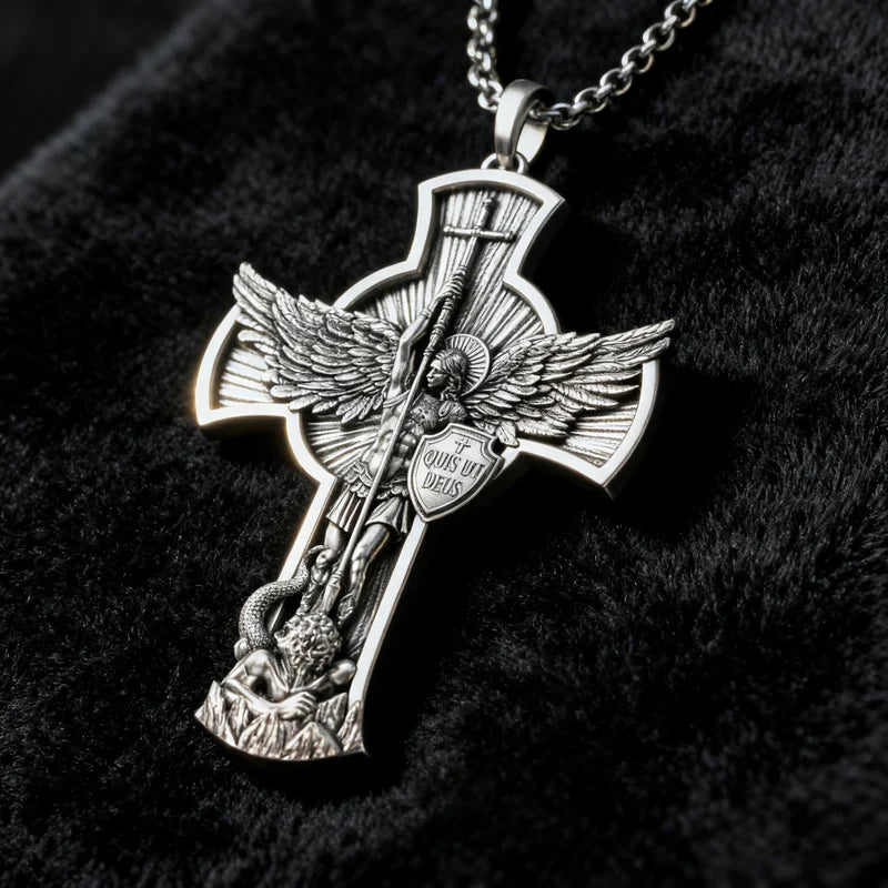 Collar San Miguel Arcángel Espada de Fe