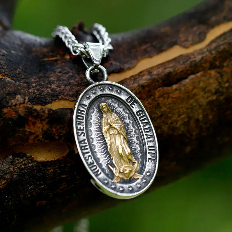 Collar Virgen de Guadalupe Protectora de América
