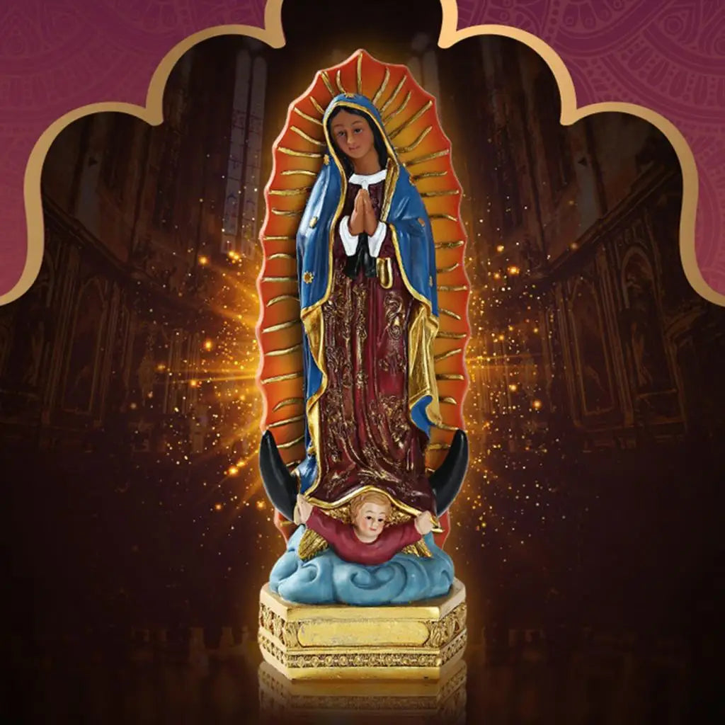 Escultura Devocional Virgen de Guadalupe