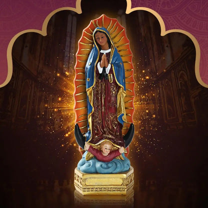 Escultura Devocional Virgen de Guadalupe