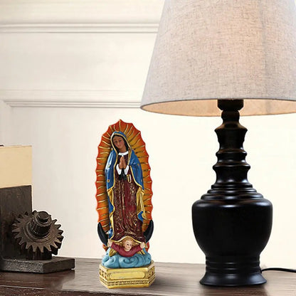 Escultura Devocional Virgen de Guadalupe