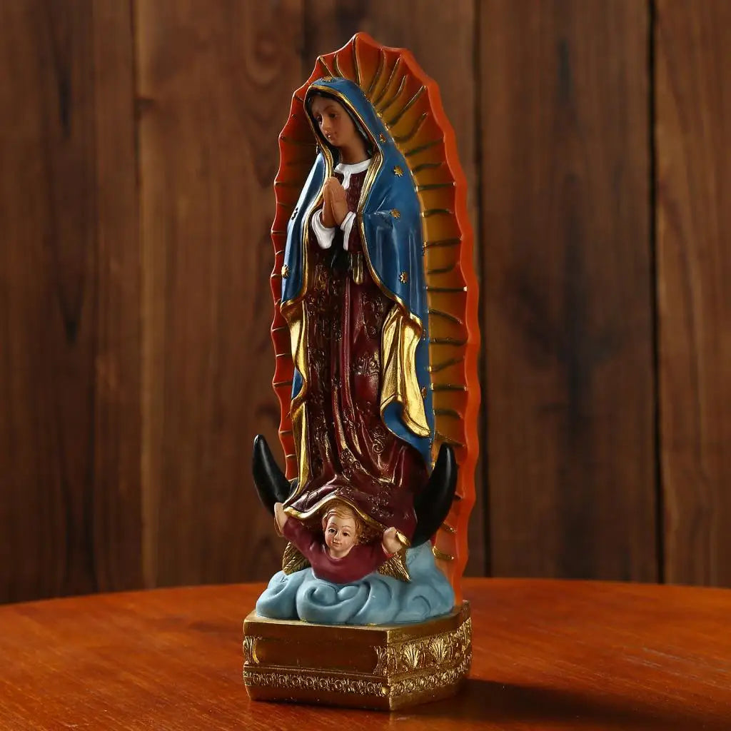 Escultura Devocional Virgen de Guadalupe