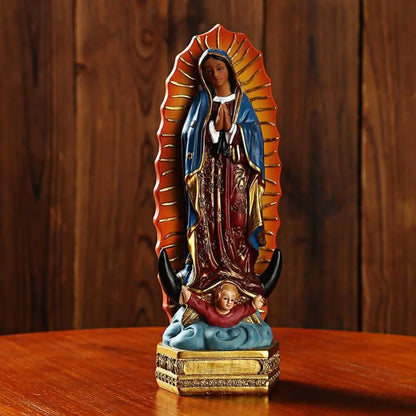 Escultura Devocional Virgen de Guadalupe