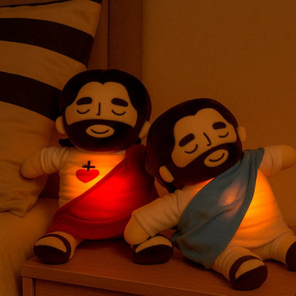 Niño Jesús de Peluche con Movimiento de Respiración