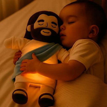 Niño Jesús de Peluche con Movimiento de Respiración