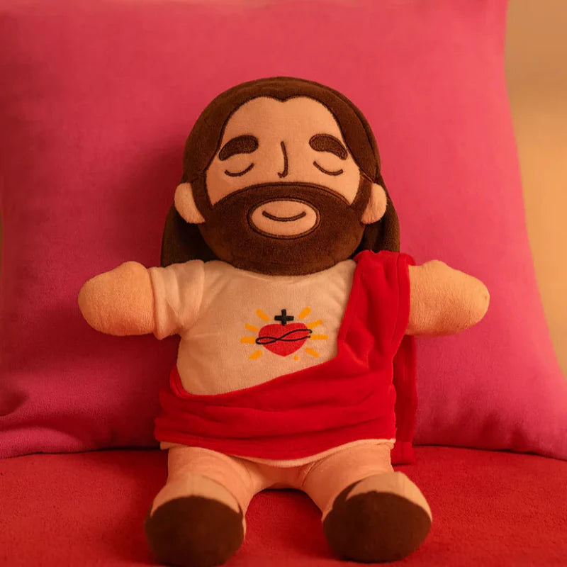 Niño Jesús de Peluche con Movimiento de Respiración