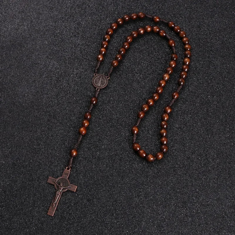 Rosario Católico con Medalla de San Benito