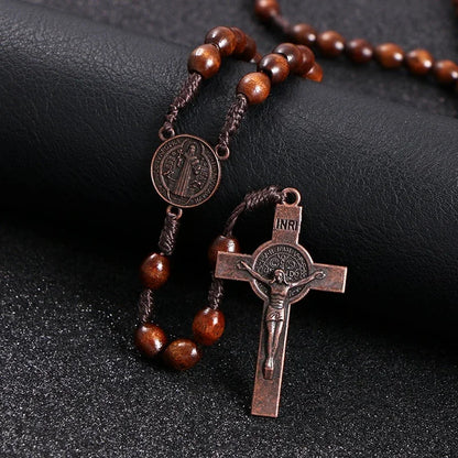 Rosario Católico con Medalla de San Benito