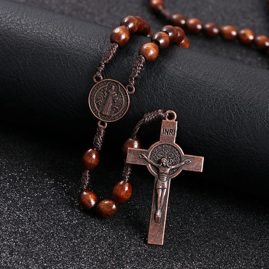 Rosario Católico con Medalla de San Benito