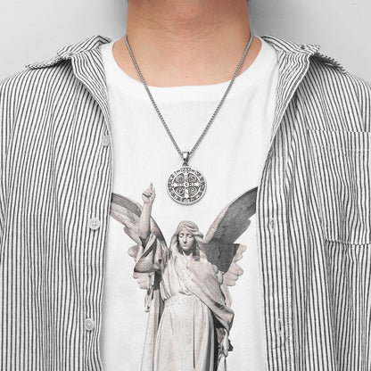 Collar Medalla de San Benito Protector